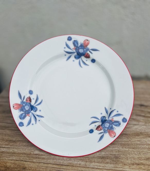 Hovedbilde TALLERKEN FLAT 22CM servise med norsk historie.