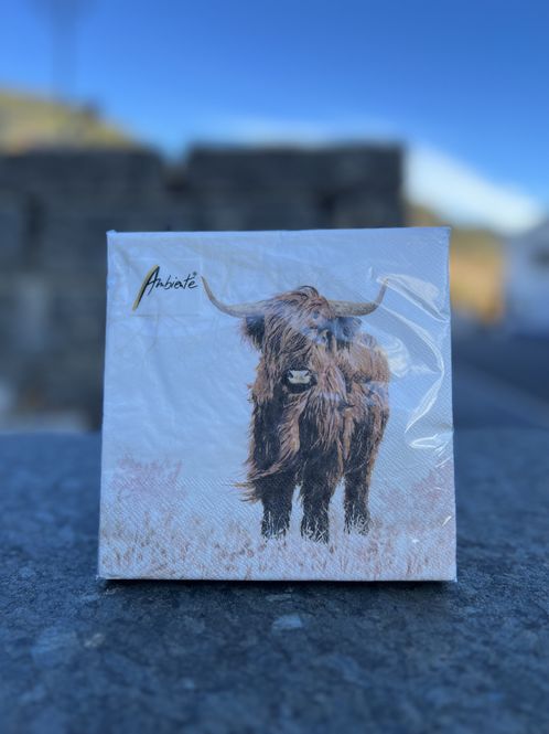 Hovedbilde HIGHLAND CATTLE SERVIETTER