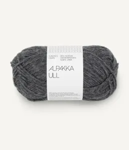 Hovedbilde Alpakka ull Dark Grey Melange 1053
