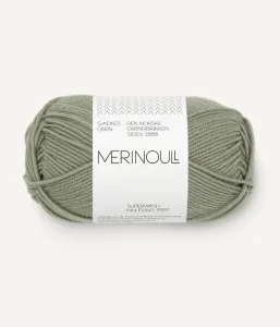 Hovedbilde Merinoull Dusty Light Green 8521