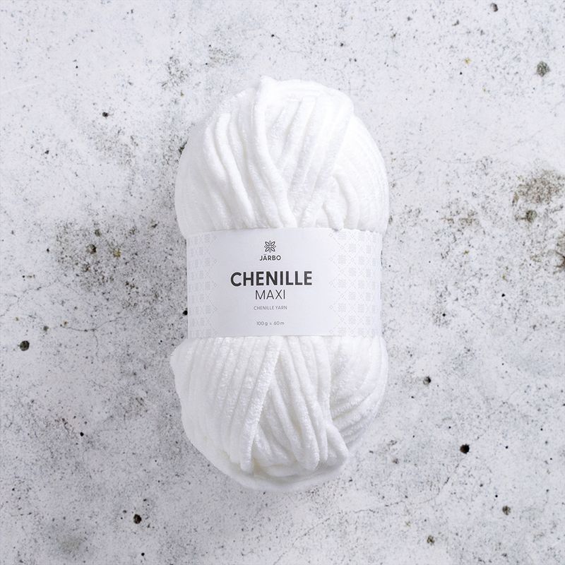 Chenille Maxi 12301 Whote Crisp