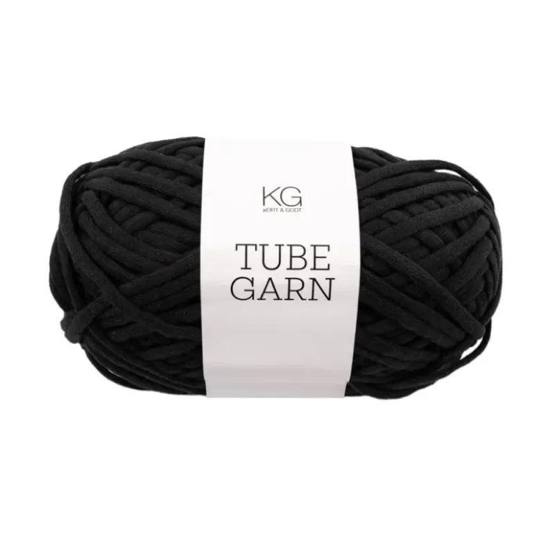 Tube garn 0000 Sort